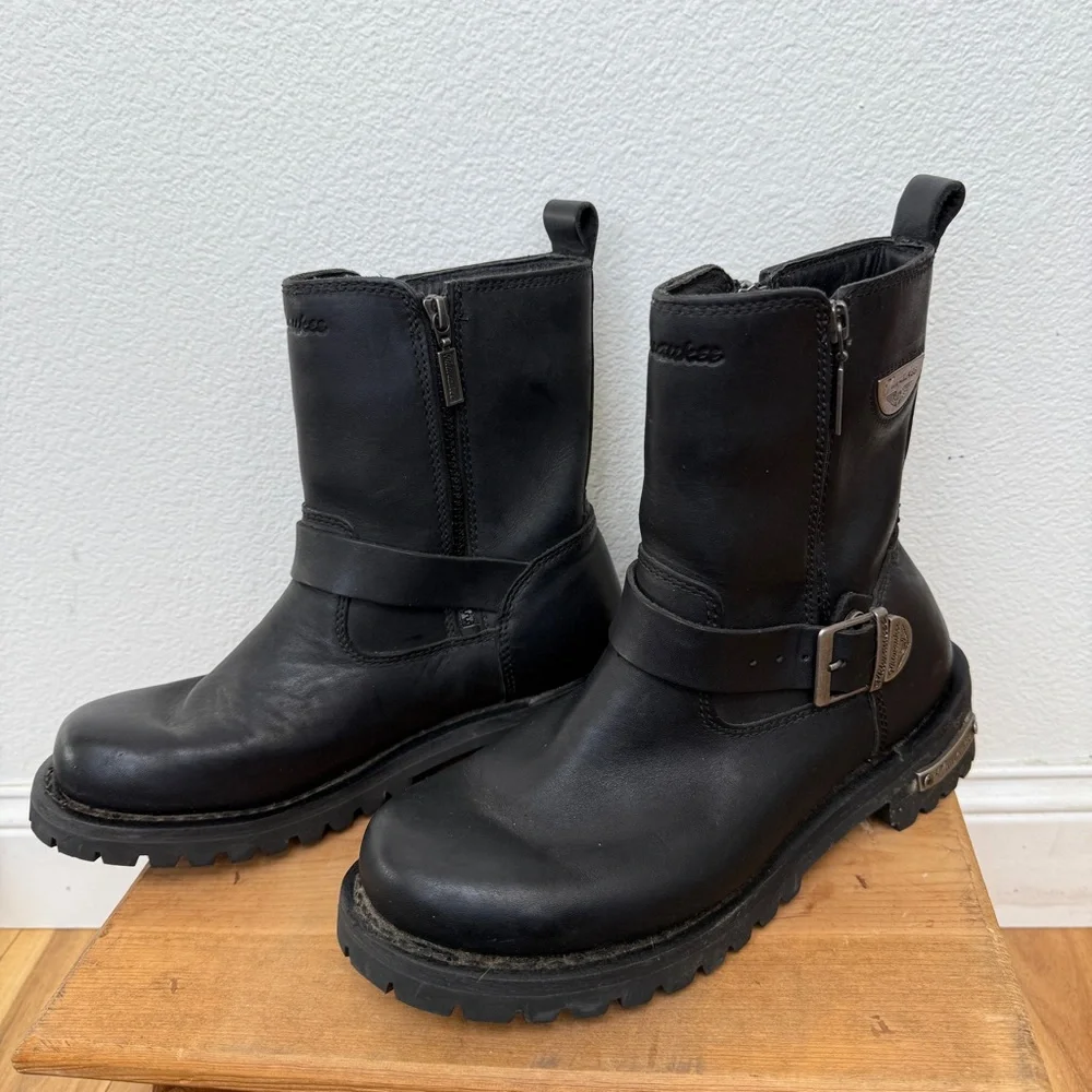 Milwaukee Motorcycle Company Afterburner Boots Black Size 9